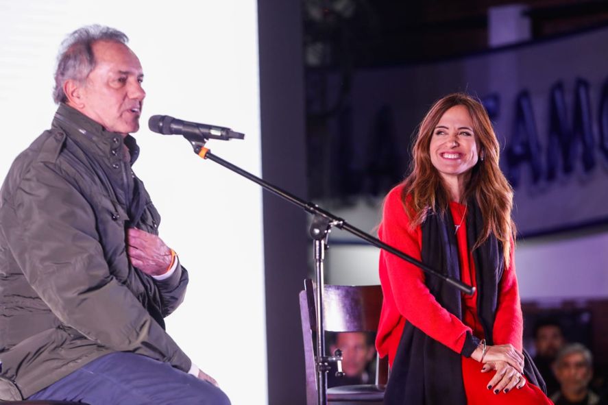 Daniel Scioli y Victoria Tolosa Paz ya se lanzaron de cara a las elecciones de este año