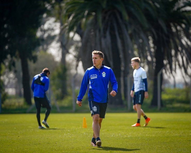 Pablo De Blasis, uno de los protagonistas que estuvo en los titulares hoy en el Gimnasia de Leonardo Madelón