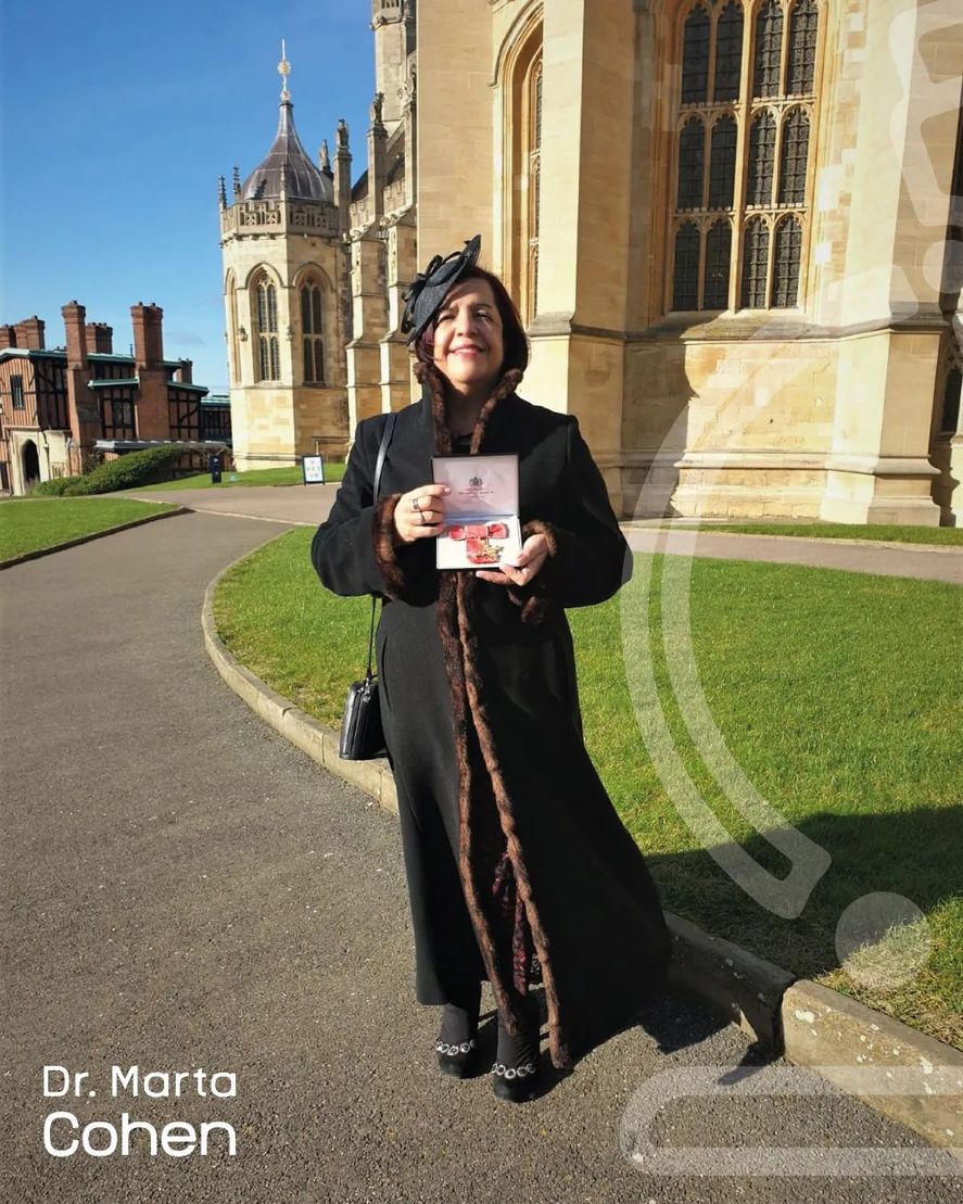 De Trenque Lauquen al Castillo de Windsor: quién es Marta Cohen, la patóloga pediátrica que recibió la Orden del Imperio Británico
