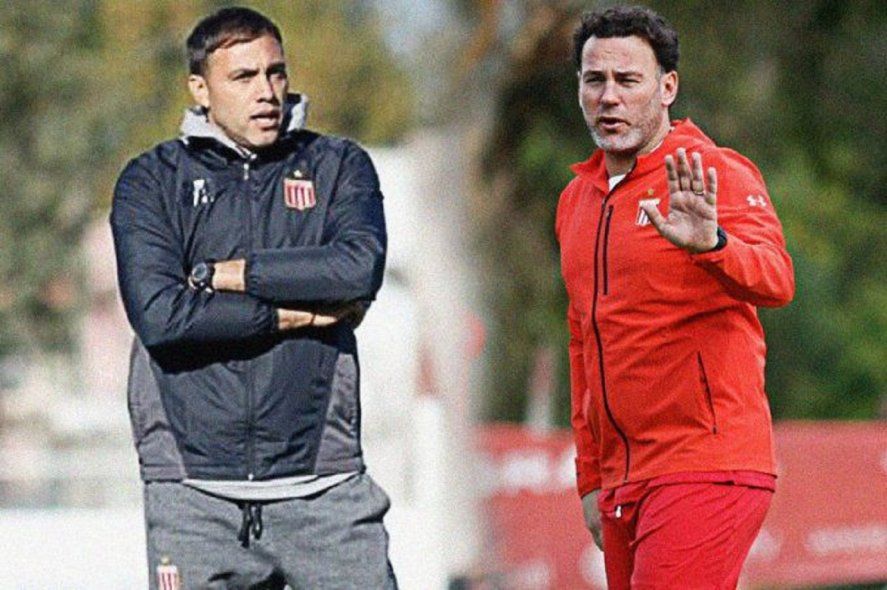 Leandro Desábato y Gabriel Milito en Estudiantes