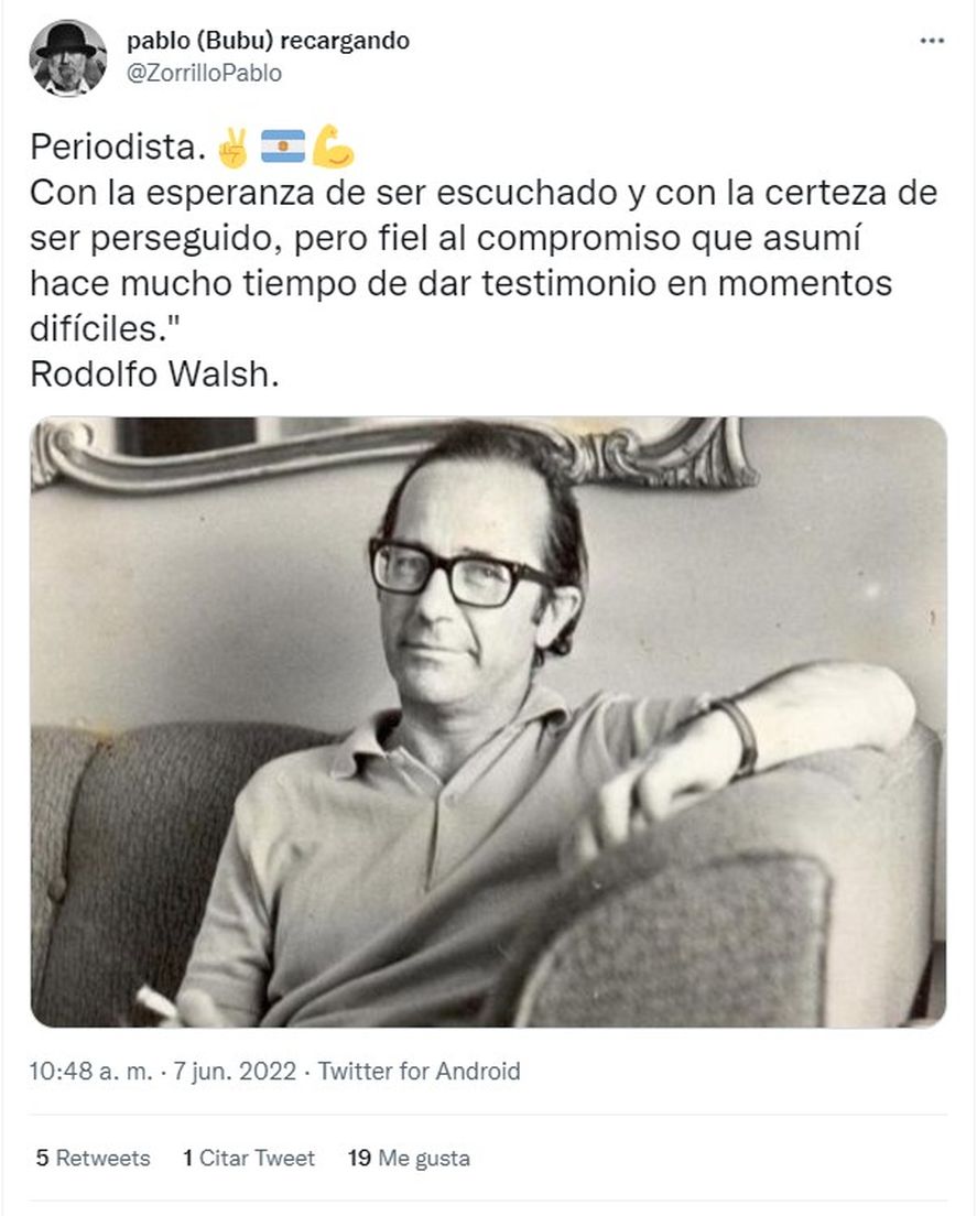 En el Día del Periodista Rodolfo Walsh siempre es el protagonista