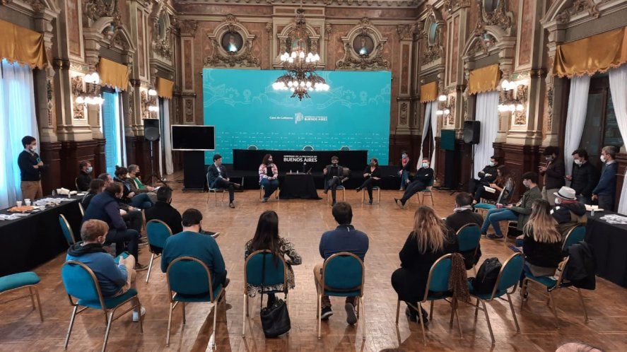 El encuentro se desarrolló en el Salón Dorado de la Casa de Gobierno. INFOCIELO dijo presente.