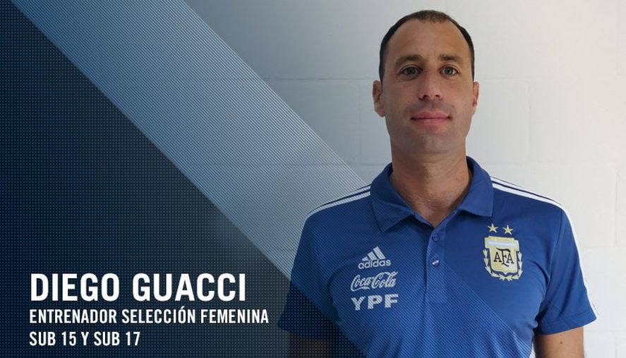 Luego de su paso por el fútbol femenino de River, Diego Guacci dirigió las juveniles de Argentina.