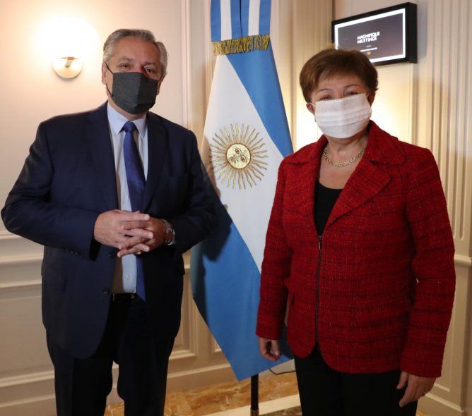 Georgieva, tras reunión con Alberto: fue “muy positiva”