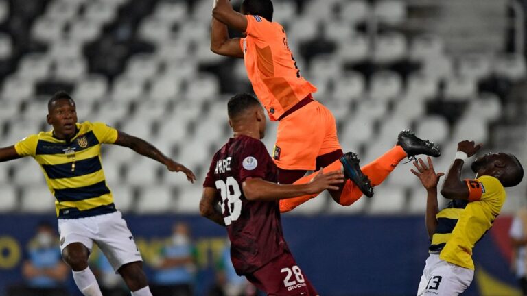 Copa América: Venezuela le empató a Ecuador en el final