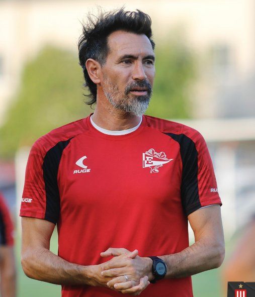 Eduardo Domínguez, entrenador de Estudiantes (Foto: Prensa EDLP)