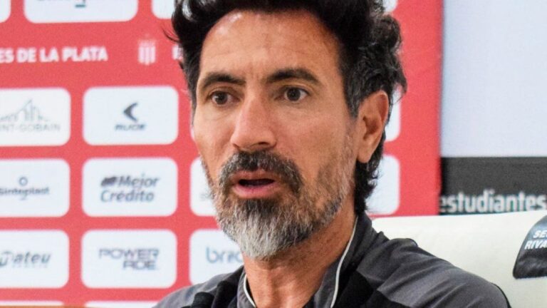 Eduardo Domínguez y el mensaje que les mandó a Franco Zapiola y Axel Atum en Estudiantes