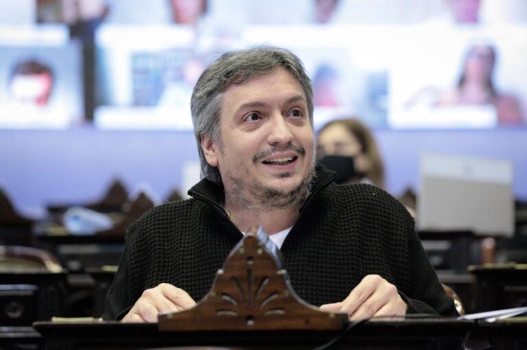 La chicana de Máximo Kirchner a Mauricio Macri
