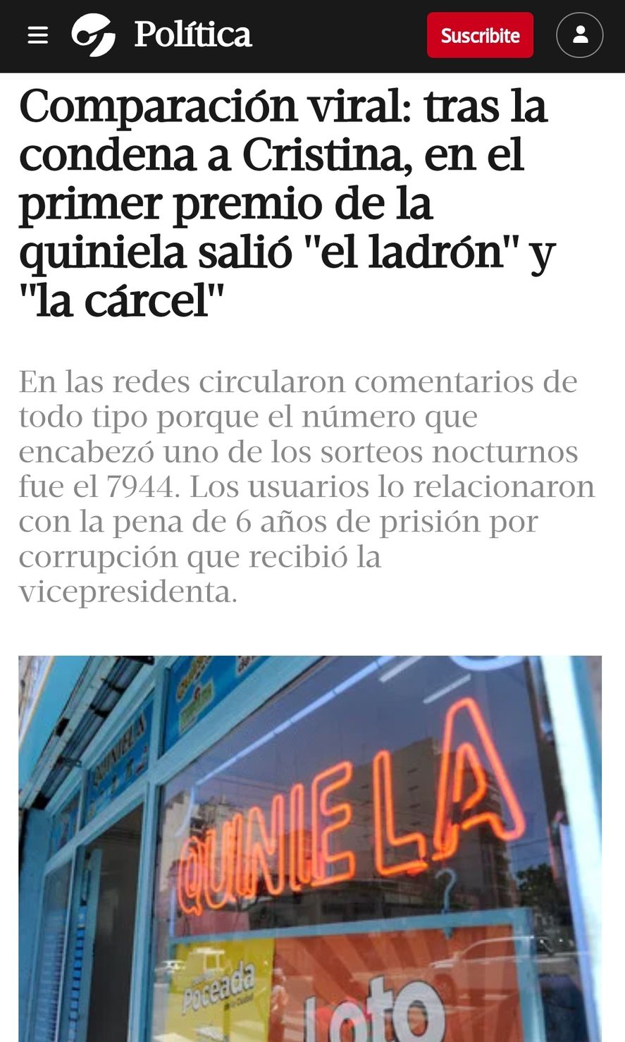 El Grupo Clarín, liderado por Héctor Magnetto, se regocija publicando artículos que aludan de cualquier manera al fallo condenatorio a la vicepresidenta Cristina kirchner