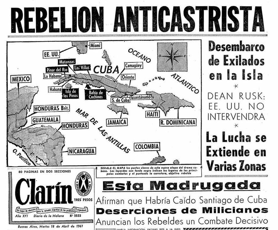 El hilo de Twitter que muestra las distintas invasiones de Estados Unidos y como las presentó Clarín 
