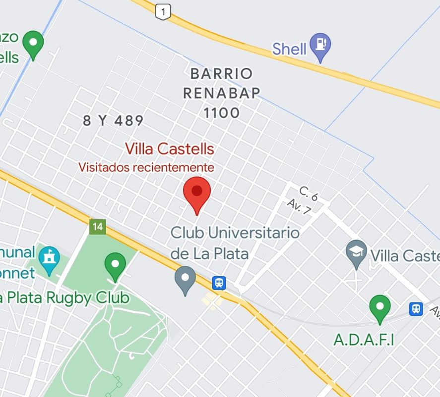 El mapa de Villa Castells, la zona de la ciudad de La Plata en donde aparecieron otra vez chanchos sueltos