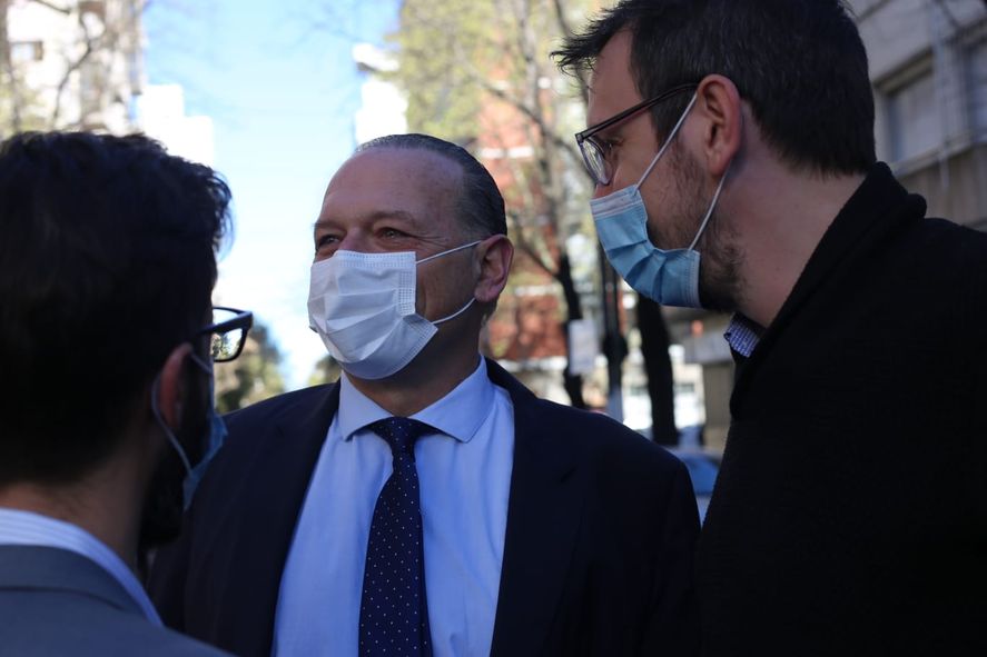 El ministro de Seguridad Sergio Berni, uno de los funcionarios más cuestionados que fianlmente permaneció en su cargo