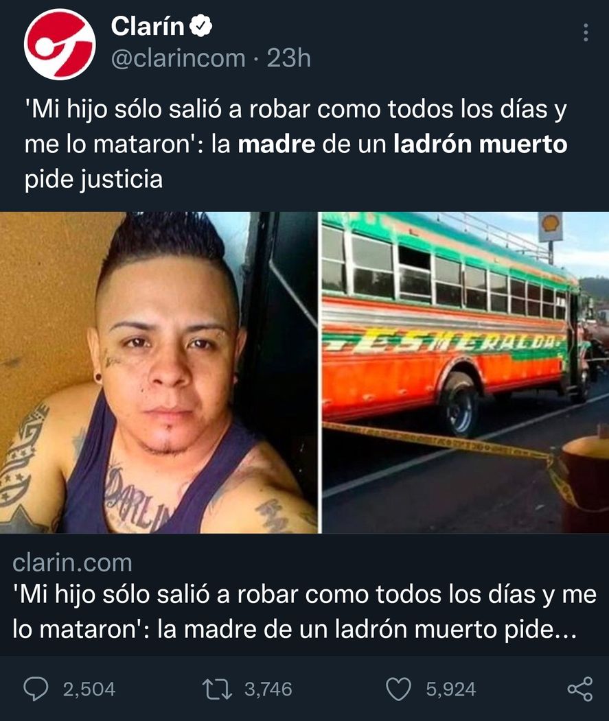 El título del diario Clarín que adrede se presta a la confusión para provocar indignación en los lectores 