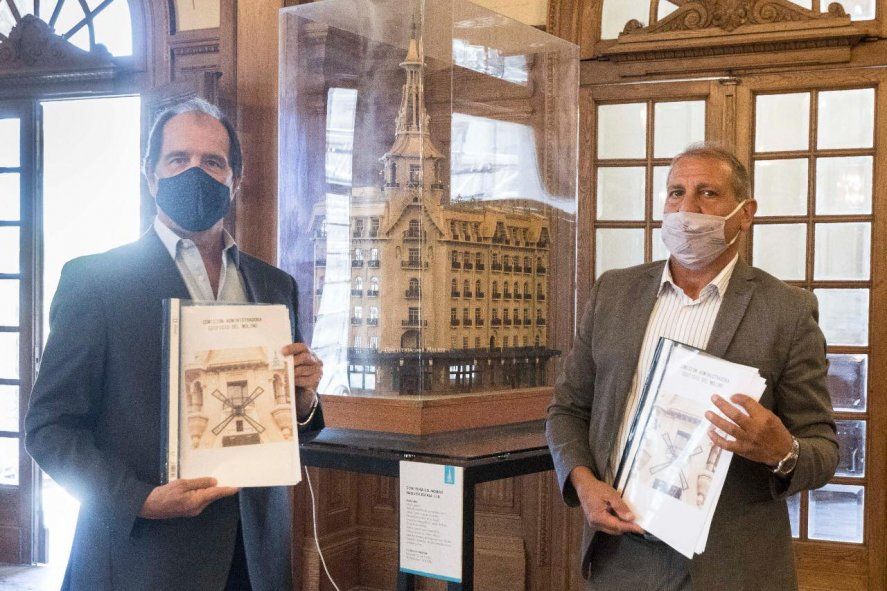 La marquesina de El Molino, uno de los últimos trabajos que hizo Astillero Río Santiago