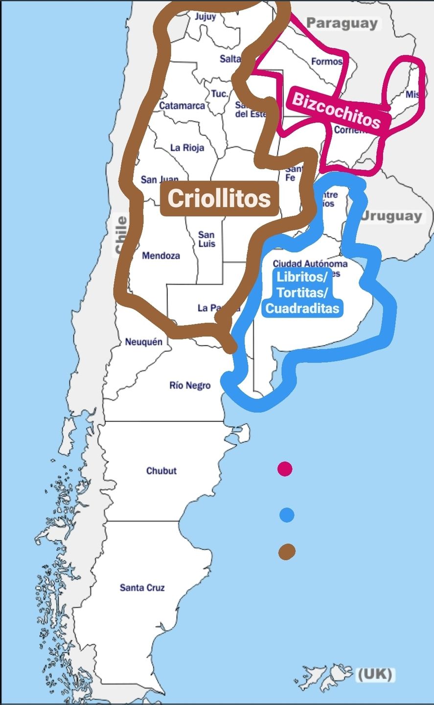 En el lenguaje federal existen diversas denominaciones para estos exquisitos "bizcochos" de acuerdo a la zona del país de la que el cliente sea originario... Y los panaderos bonaerenses lo saben 