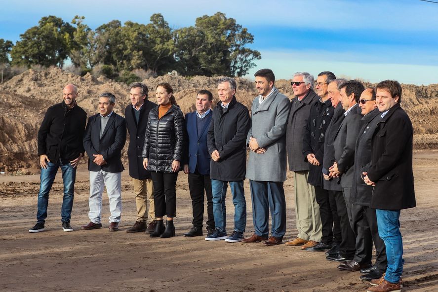 En plena campaña electoral de 2019, el expresidente Mauricio Macri y la exgobernadora María Eugenia Vidal, anunciaban el avance de una obra que apenas se ejecutó un 2%