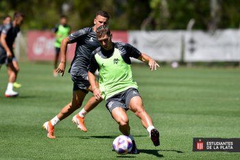 Benjamín Rollheiser viene teniendo una buena pretemporada junto a Estudiantes.