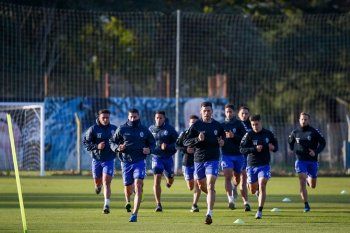 Gimnasia retomó los entrenamientos en Estancia Chica