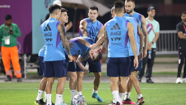 Mundial Qatar 2022: Argentina entrenó sin descanso