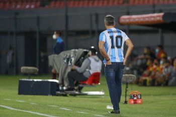 Renato Gaúcho y su homenaje a Maradona.