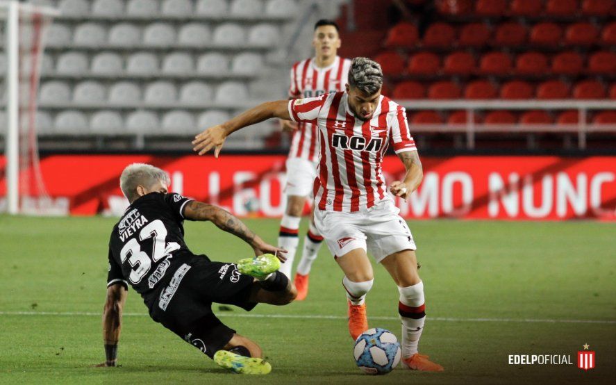 Erquiaga, uno de los valores de la cantera de Estudiantes que cerró la copa en cancha.