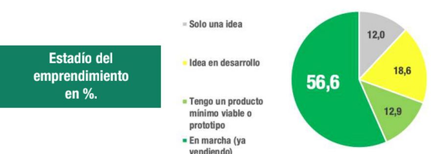 Estado de avance de los emprendimientos en Argentina 