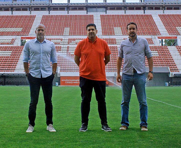 Juan Sebastián Verón, Martín Gorostegui y juan Prates
