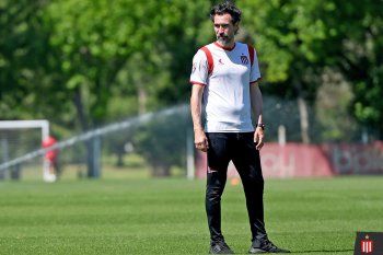 Eduardo Domínguez y un nuevo ensayo con Estudiantes en City Bell