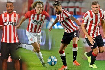 Pereira, Dubarbier, Erquiga y Pasquini, cuatro laterales izquierdos de Estudiantes en los últimos años.