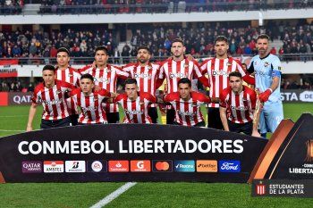 Formación de Estudiantes ante Fortaleza por Copa Libertadores (Prensa EDLP)
