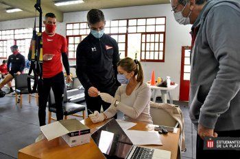 Estudiantes: el plantel fue hisopado previo al partido ante Platense