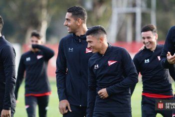 Estudiantes entrenó en City Bell (Prensa EDLP)