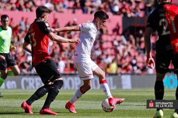 Gustavo Del Prete en Estudiantes ante Colón en Santa Fe (Prensa EDLP)