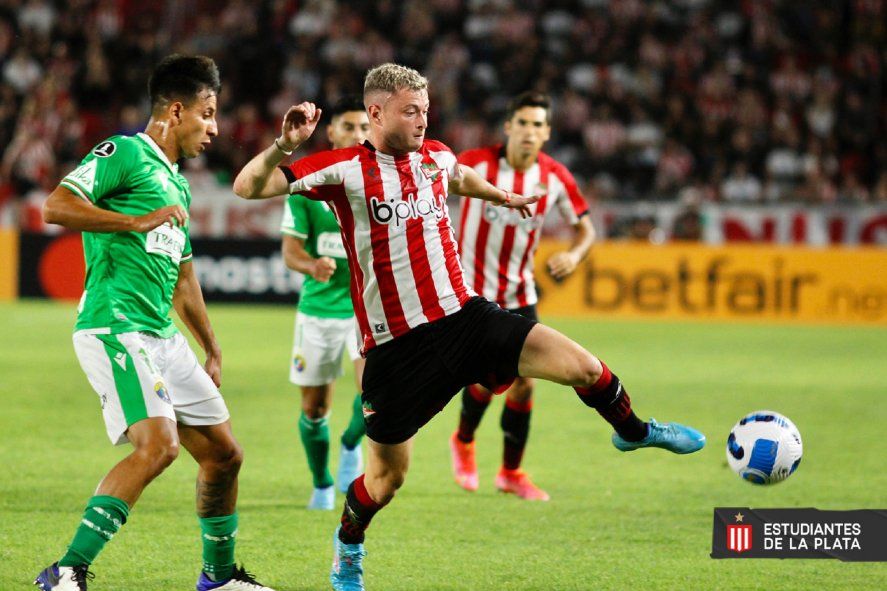 Estudiantes Vs. Audax Italiano por Copa Libertadores en el estadio de UNO (Prensa EDLP)