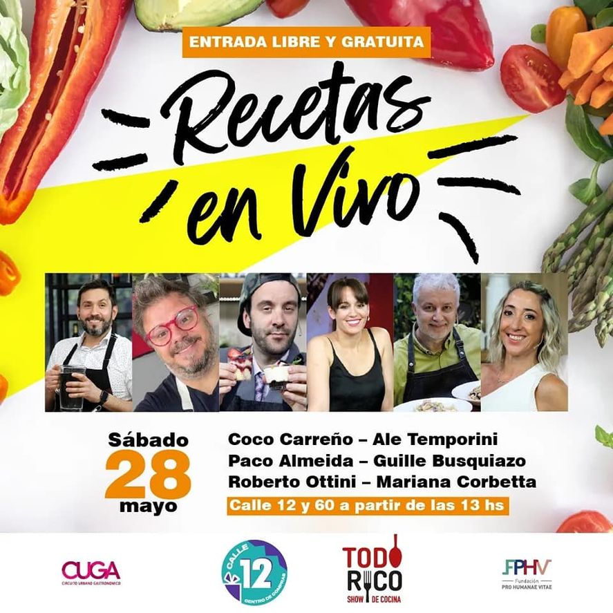 Durante toda la jornada del sábado, en La Plata se desarrollará un evento gastronómico llamado "Todo Rico". Música, recetas, emprendedores y mucho más.