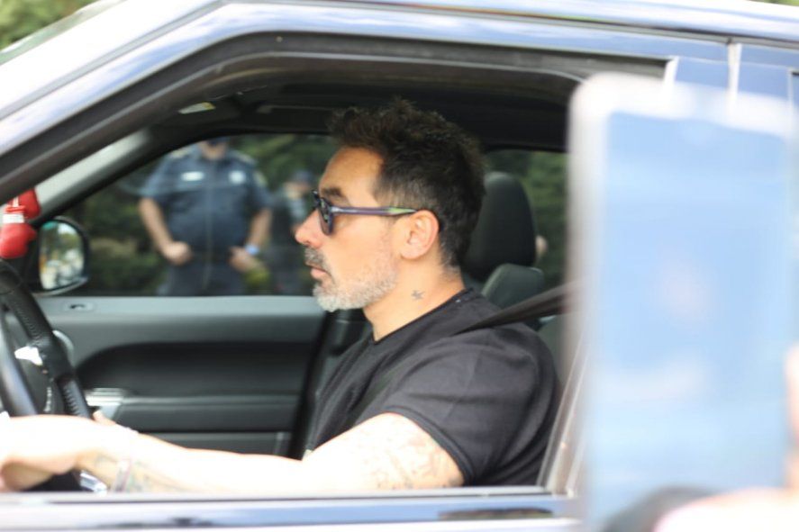 El Pocho pasó por Ezeiza a despedir a su ex entrenador