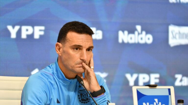 Scaloni en conferencia: los 900.000 que gastó en entradas, Messi y el radar de la Selección