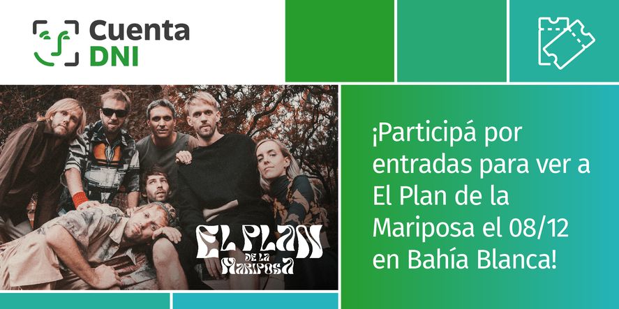 El Banco Provincia sortea entradas para el show de El Plan de la Mariposa en Bahía Blanca. El Banco Provincia sortea entradas para el show de El Plan de la Mariposa en Bahía Blanca.