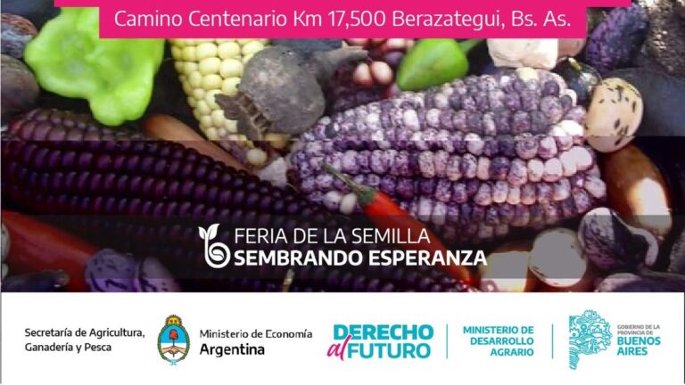 Javier Rodríguez, ministro de Desarrollo Agrario, lanza la séptima Feria Provincial de Intercambio de Semillas Nativas y Criollas