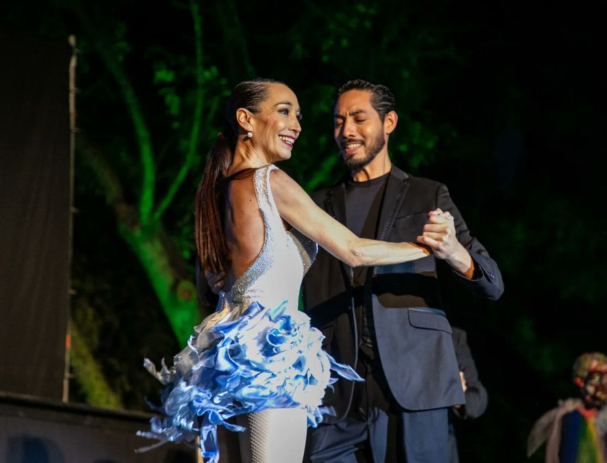 Mora Godoy en la apertura de la feria del libro de La Matanza. Mora Godoy en la apertura de la feria del libro de La Matanza.