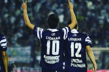 Álvaro Fernández en su paso por Gimnasia