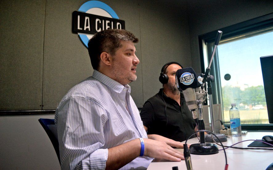 Fernando Domínguez, candidato a vicepresidente primero por Hacer Tripero, en las elecciones de Gimnasia