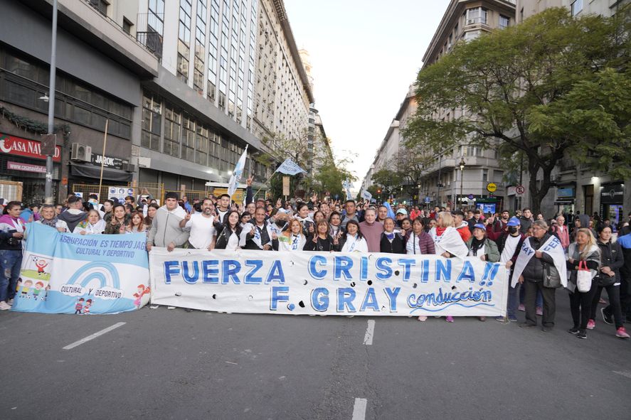 El intendente de Esteban Echeverría, Fernando Gray, se había alejado de las manifestaciones del Frente de Todos tras su choque con La Cámpora.