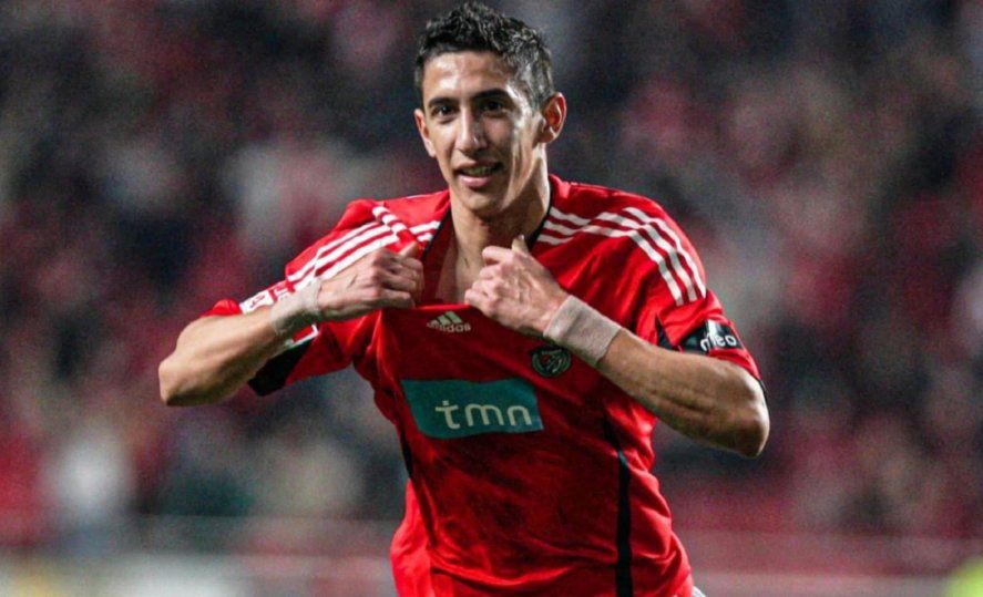 Ángel Di María, en su primera etapa en Benfica Ángel Di María, en su primera etapa en Benfica