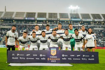 La formación de Gimnasia ante Lanús, por la Liga Profesional (Foto: Prensa GELP)