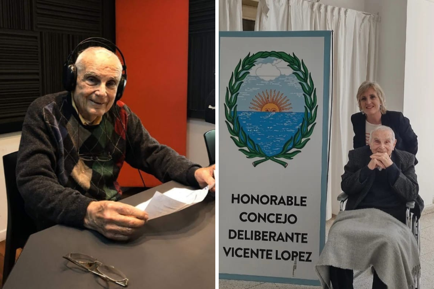 A sus 92 años, se convirtió en ciudadano ilustre del municipio en el que reside.