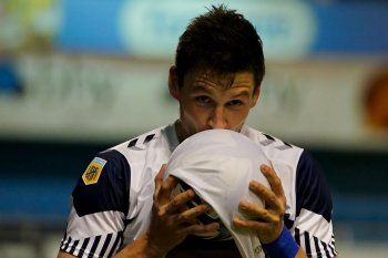 Franco Soldano festejó su primer gol en Gimnasia (Prensa GELP)