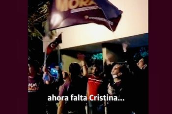 Franja Morada celebró con un repudiable canto