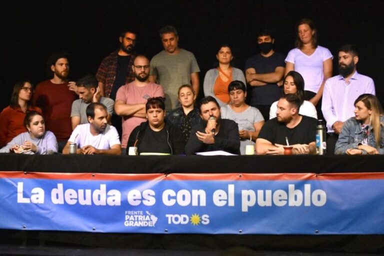 Patria Grande anunció que no aprobará el acuerdo con el FMI