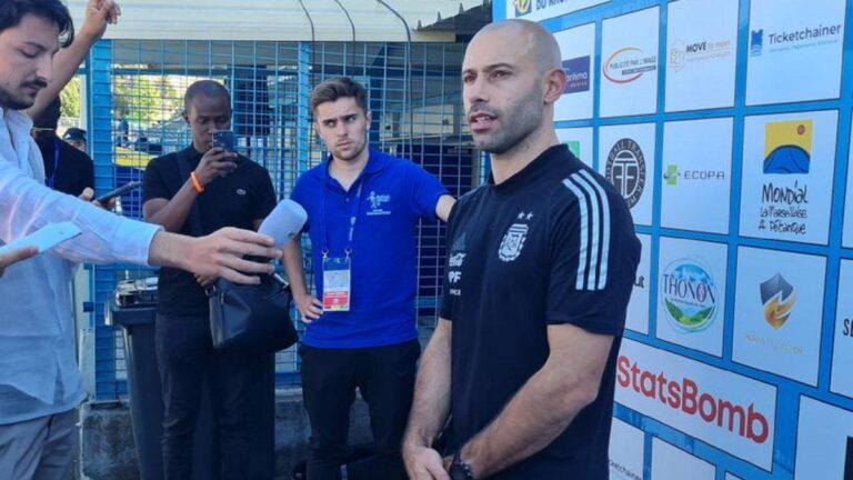 Mascherano: “Entrenar a estos chicos es motivo de orgullo”